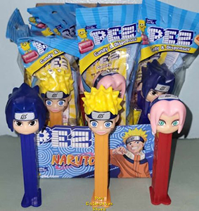 USA Naruto Pez Assortment MIB