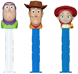 Toy Story 5 Pez - Buzz, Woody, Jessie