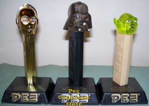 Crystal Star Wars Pez set