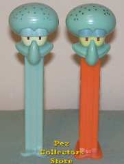 US vs. Euro Squidward Pez