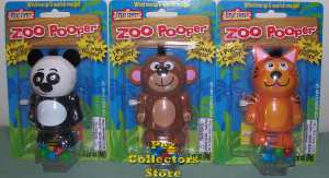 Panda, Monkey and Tiger poopers