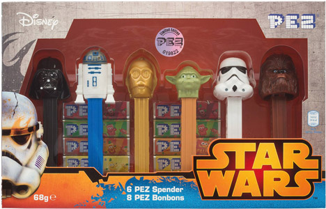 European Limited Edition Star Wars Boxed Pez Set