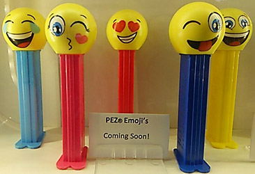 Pez Emojis on display at Visitors Center. Photo by Eddie Santiago