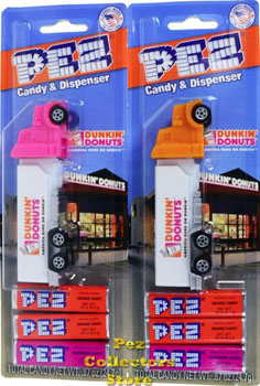 Dunkin Donuts Promotional Pez Trucks