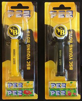 Young Boys Soccer Ball pez set