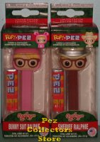 A Christmas Story Ralphie in Bunny Suit and Sheriff POP! PEZ Bundle