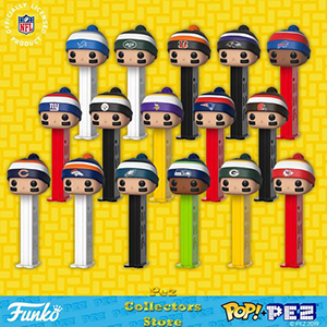 NFL team Beanies POP! PEZ Bundle