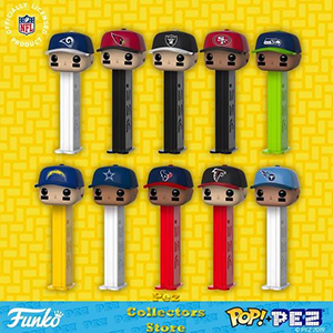 NFL Caps POP! PEZ Bundle