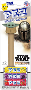 Baby Yoda - The Child on full size Pez Stem