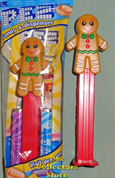 Gingerbread Man Pez Mint in Bag