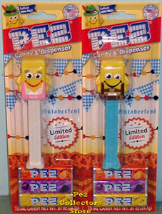 USA Oktoberfest Pez Mint on Card