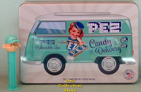 Pez Delivery Van Candy Tin 