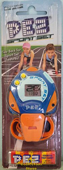 Pez Sports Set Stop Watch and Dispenser Mint in Package