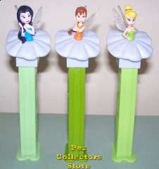 Original European Fairies Silvermist, Fawn and Tinkerbelle Pez