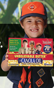 Shawn Jordan selling Popcorn for Cub Scouts - click to order