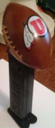 University of Utah Utes Pez Football Mint on Card