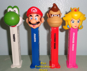 Super Mario Pez with Printed Stems Loose