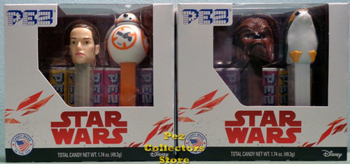 Star Wars Episode 8 Pez Twin Packs