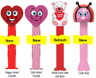 2019 Valentine's Day Pez Assortment