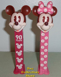 Mickey and Minnie 90 Years of Magic Pez Loose