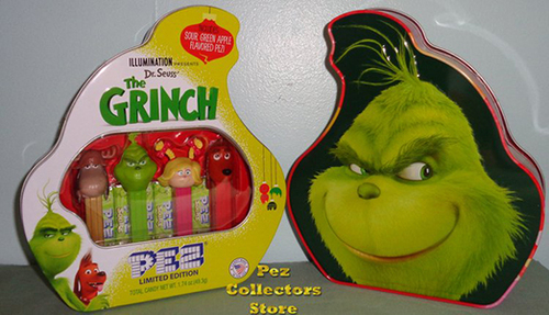 The Grinch Pez Gift Tin