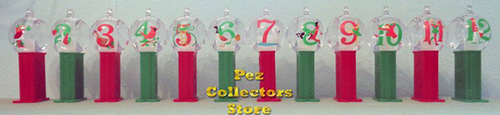 12 Days of Christmas Mini Pez Ornaments Loose