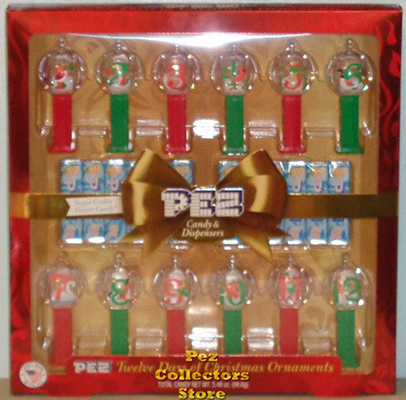 !2 Days of Christmas Mini Pez Ornaments Boxed set