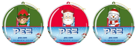 Christmas Ornaments with mini Pez