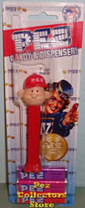 2015 Sweets and Snacks Red Pez Boy Mint on Card