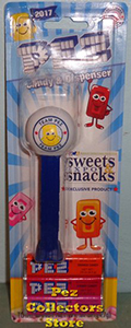 2017 Sweets and Snacks Expo Team Pez Mint on Card