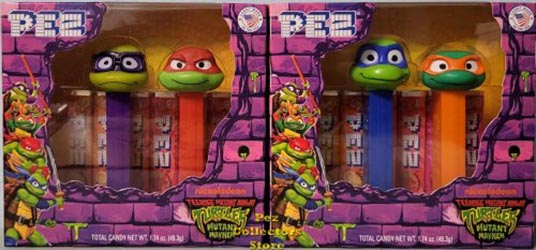 TMNT Mutant Mayhem Pez Twin Packs