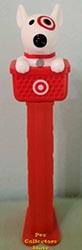 Target Bullseye Dog in Shopping Cart Pez Loose