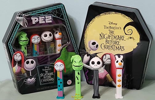 Nightmare Before Christmas Pez Gift Tin