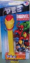 Iron Man Marvel Pez on short card