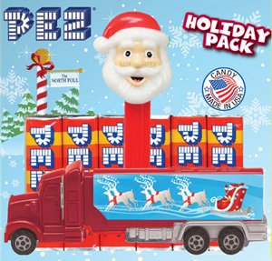 Santa Hauler Pez Gift set