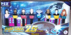 Star Trek TNG 25th Anniversary Pez Set