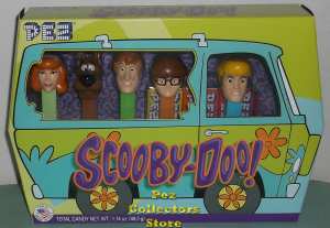 Scooby-Doo, Fred, Shaggy, Velma and Daphne Pez