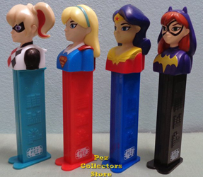 European Super Hero Girl Pez with Play Codes