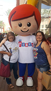 Chris and Bethany Jordan with Freddy Funko