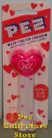 Japanese Lip Color Pink Heart on White Stem