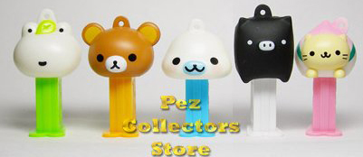 Bandai San-X with Black Pig Japanese Mini Pez Set